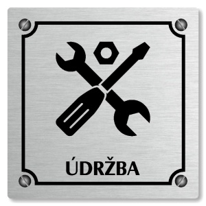 Údržba, 118x118mm, stříbrná, Kansas